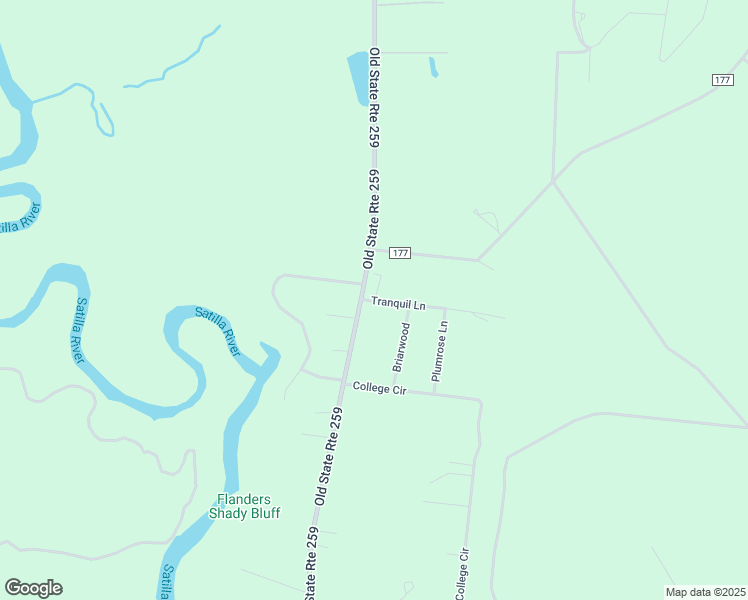 map of restaurants, bars, coffee shops, grocery stores, and more near 131 Tranquil Lane in Brantley County