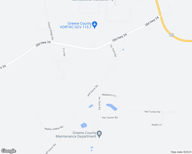 map of restaurants, bars, coffee shops, grocery stores, and more near 1543-1847 Votech Road in Leakesville