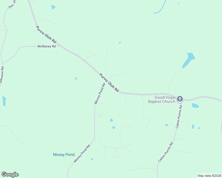 map of restaurants, bars, coffee shops, grocery stores, and more near 451 Purvis Oloh Road in Purvis