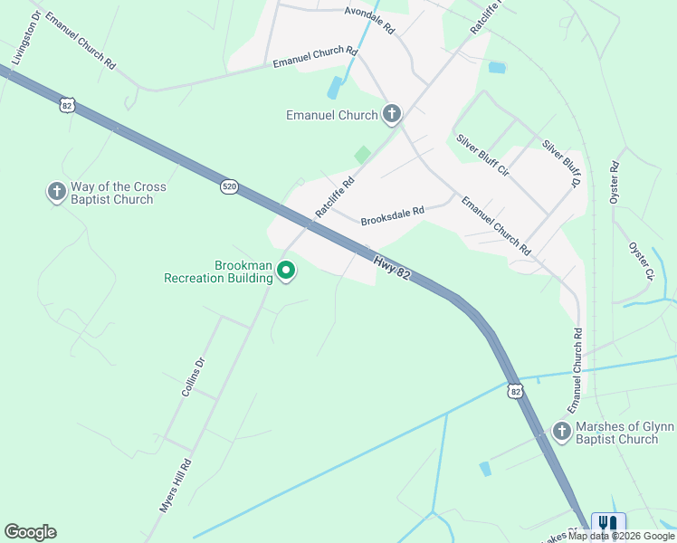 map of restaurants, bars, coffee shops, grocery stores, and more near 150 Mister Road in Brunswick