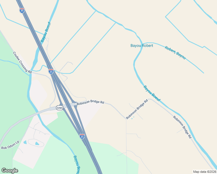 map of restaurants, bars, coffee shops, grocery stores, and more near 390 Robinson Bridge Road in Lecompte