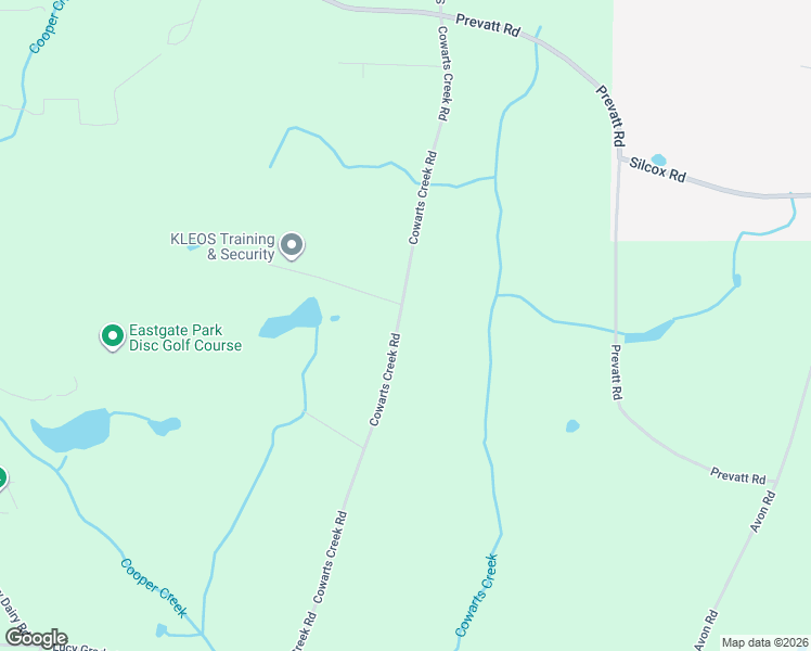 map of restaurants, bars, coffee shops, grocery stores, and more near 735 Cowarts Creek Road in Ashford