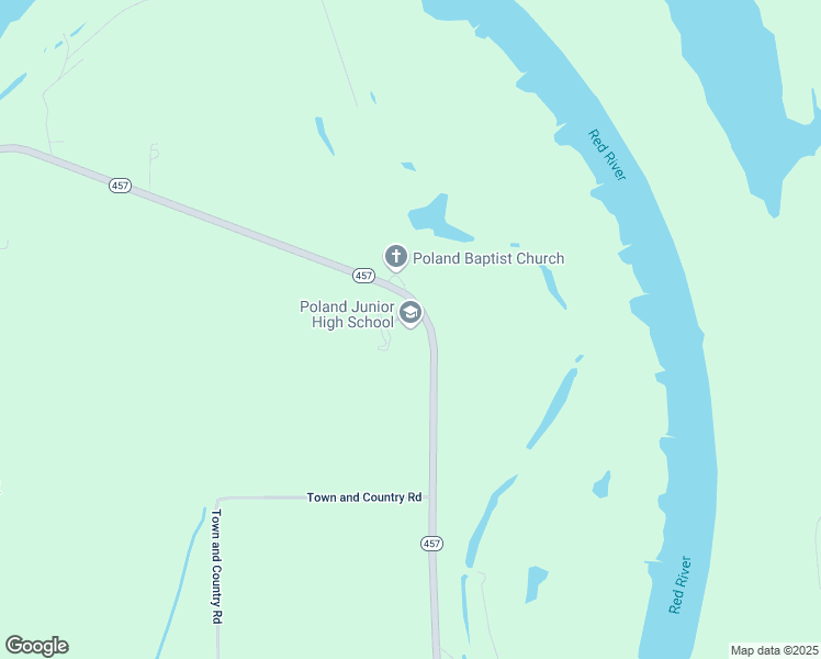 map of restaurants, bars, coffee shops, grocery stores, and more near 3348 Louisiana 457 in Alexandria