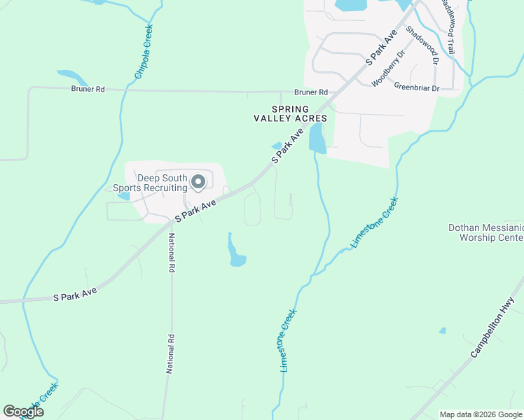 map of restaurants, bars, coffee shops, grocery stores, and more near 4968 South Park Avenue in Dothan