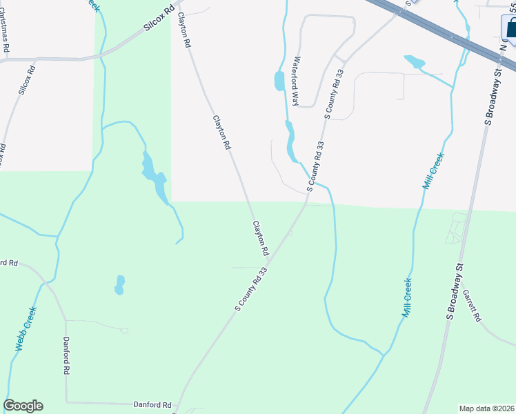 map of restaurants, bars, coffee shops, grocery stores, and more near 1235 Clayton Road in Ashford