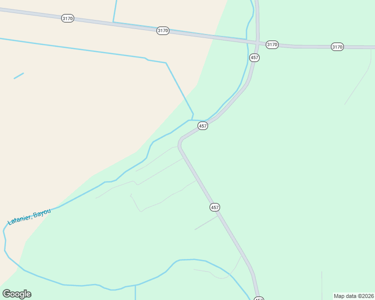 map of restaurants, bars, coffee shops, grocery stores, and more near 1650 Louisiana 457 in Lecompte