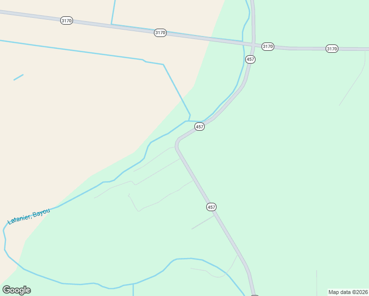 map of restaurants, bars, coffee shops, grocery stores, and more near 1650 Louisiana 457 in Lecompte