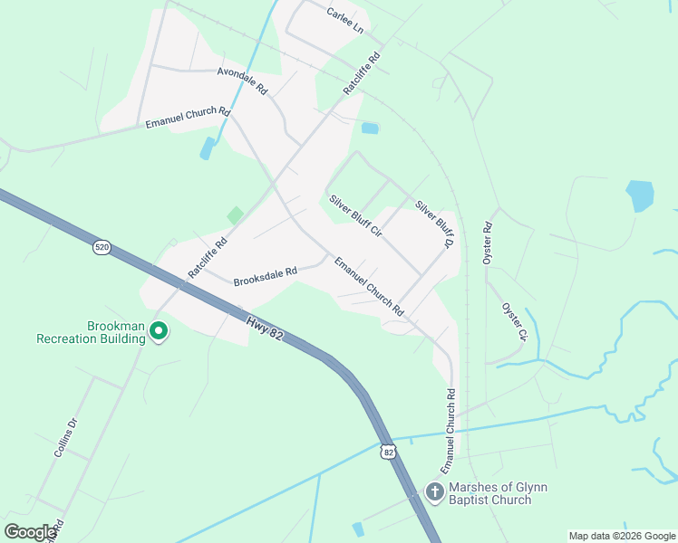 map of restaurants, bars, coffee shops, grocery stores, and more near 453 Emanuel Church Road in Brunswick