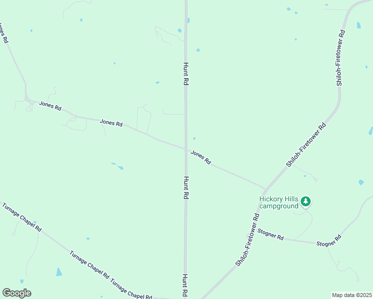 map of restaurants, bars, coffee shops, grocery stores, and more near 157 Hunt Road in Foxworth