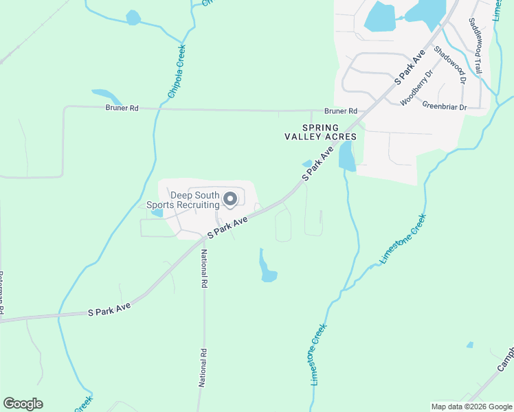 map of restaurants, bars, coffee shops, grocery stores, and more near 5086 South Park Avenue in Dothan