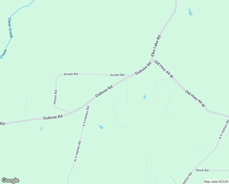 map of restaurants, bars, coffee shops, grocery stores, and more near 2-98 Larry Goff Road in Hattiesburg