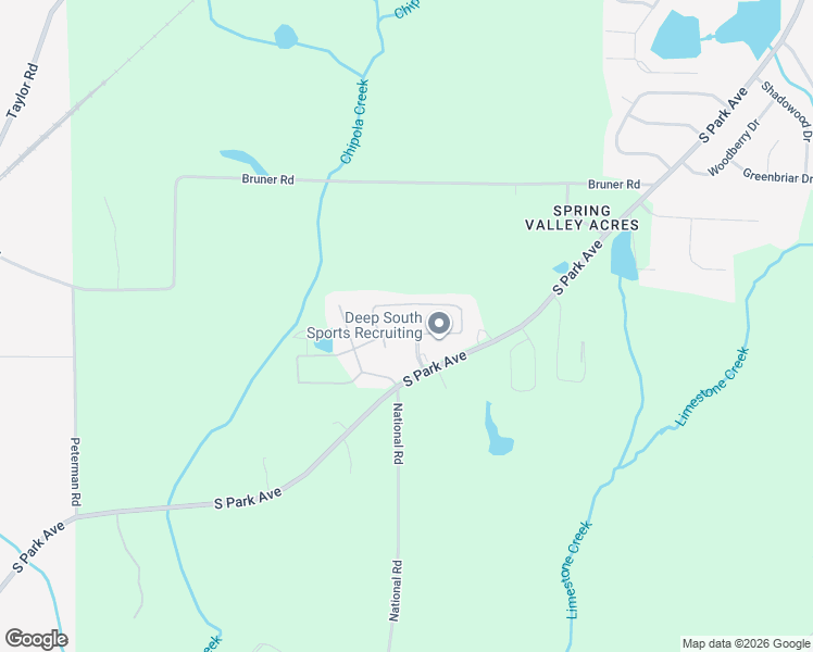 map of restaurants, bars, coffee shops, grocery stores, and more near 107 Park Ridge Drive in Dothan