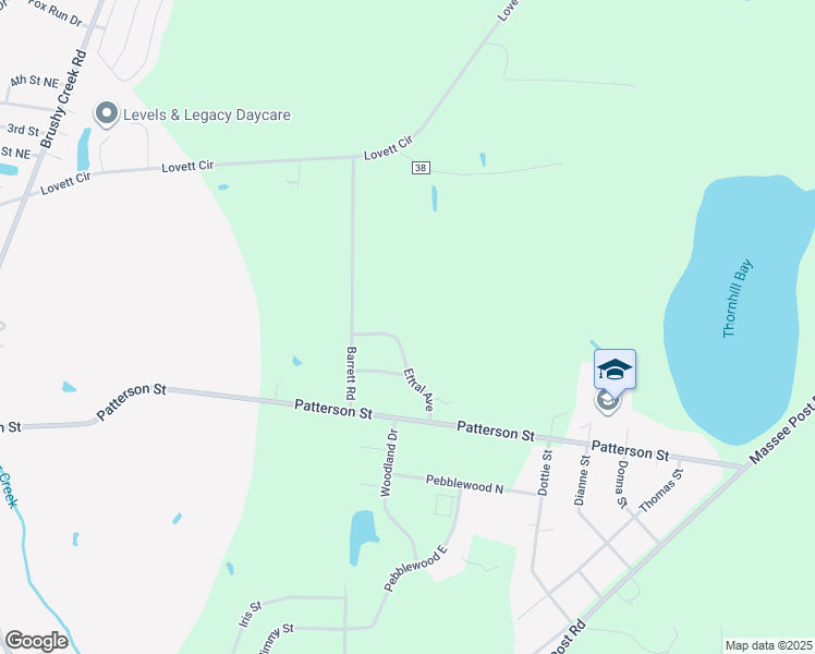 map of restaurants, bars, coffee shops, grocery stores, and more near 2904 Ettral Avenue in Adel