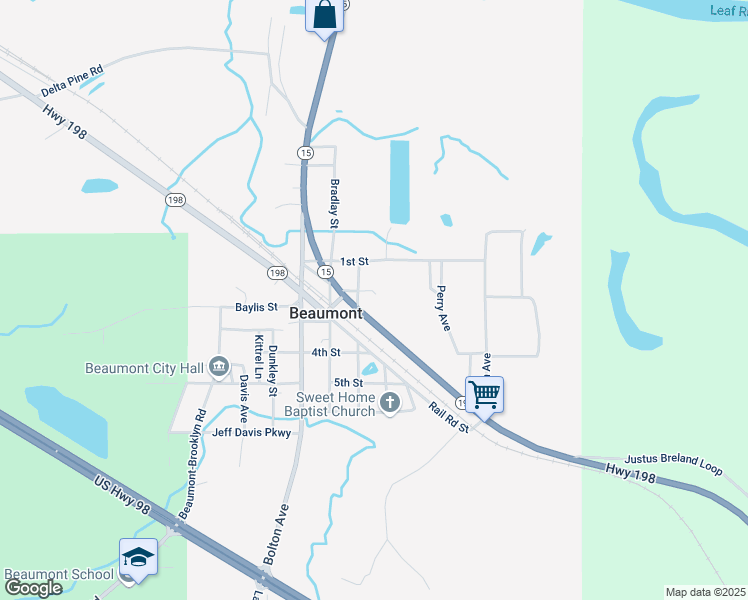 map of restaurants, bars, coffee shops, grocery stores, and more near 2000-2012 Mary Avenue in Beaumont
