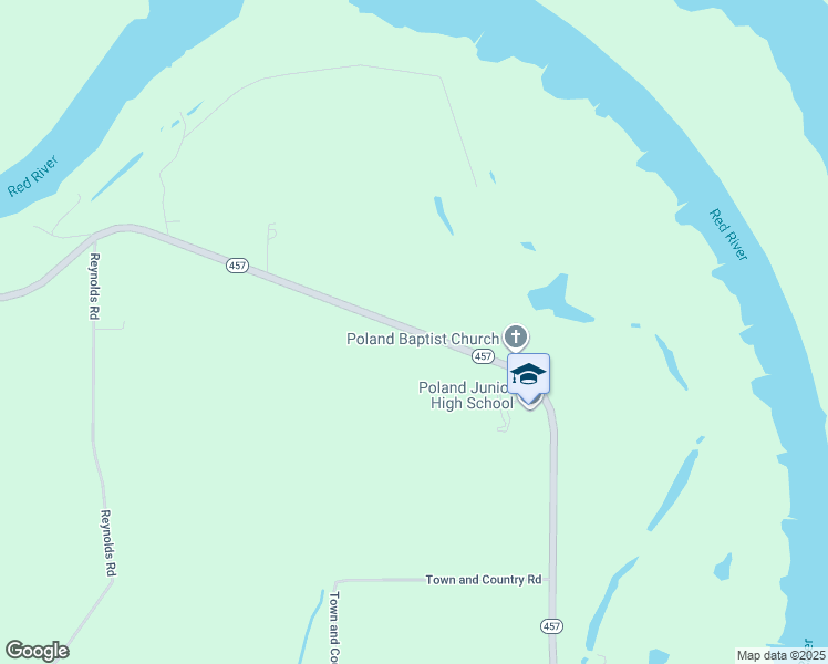 map of restaurants, bars, coffee shops, grocery stores, and more near 3348 Louisiana 457 in Alexandria