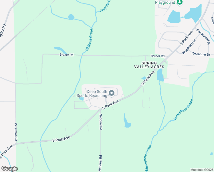 map of restaurants, bars, coffee shops, grocery stores, and more near 107 Park Ridge Drive in Dothan