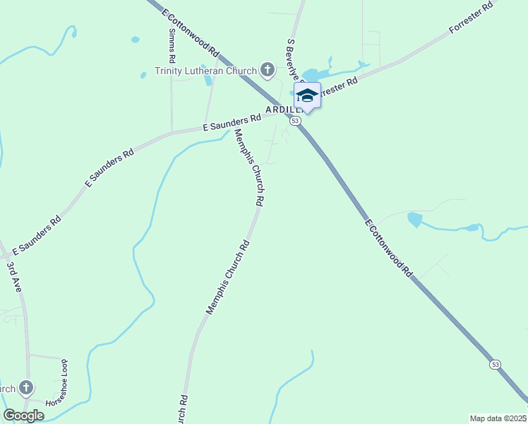 map of restaurants, bars, coffee shops, grocery stores, and more near 2705-2917 Memphis Church Road in Dothan