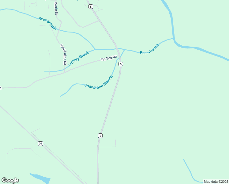 map of restaurants, bars, coffee shops, grocery stores, and more near 4124 County Road 5 in Samson