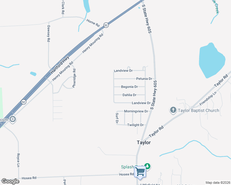 map of restaurants, bars, coffee shops, grocery stores, and more near 603 Landview Drive in Dothan
