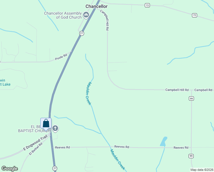 map of restaurants, bars, coffee shops, grocery stores, and more near in Chancellor