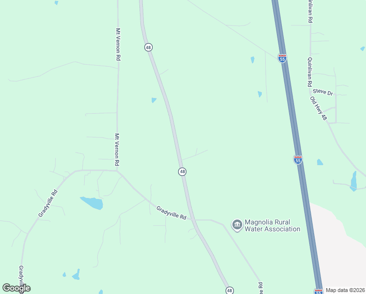 map of restaurants, bars, coffee shops, grocery stores, and more near 3001-3081 Highway 48 in McComb