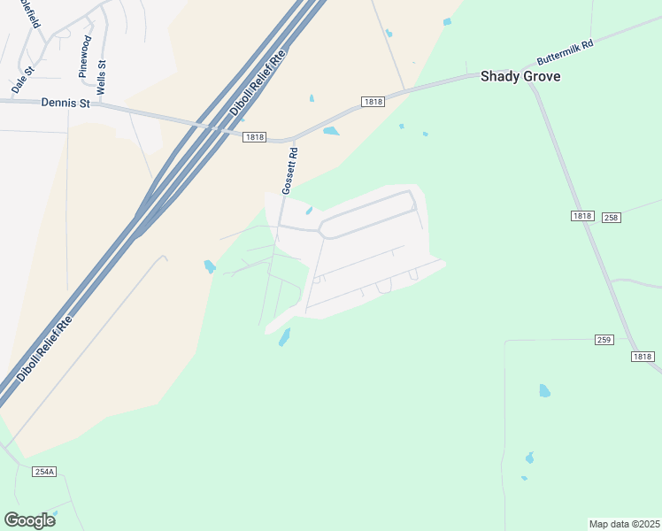 map of restaurants, bars, coffee shops, grocery stores, and more near 159 Kenny Street in Diboll