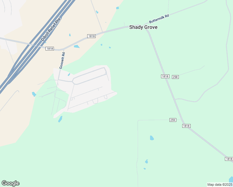 map of restaurants, bars, coffee shops, grocery stores, and more near 500 Fern Street in Diboll