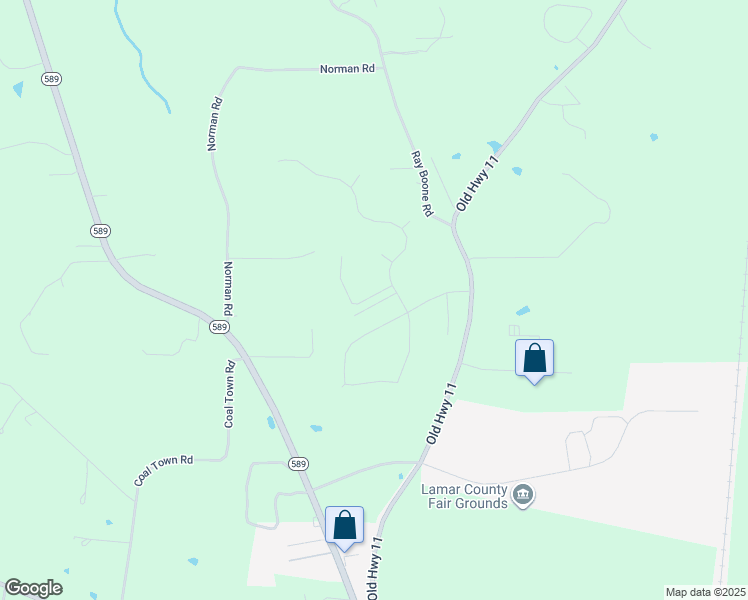 map of restaurants, bars, coffee shops, grocery stores, and more near Lost Orchard Drive in Purvis