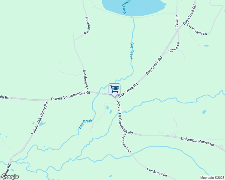 map of restaurants, bars, coffee shops, grocery stores, and more near 3050-3082 Purvis To Columbia Rd in Lumberton