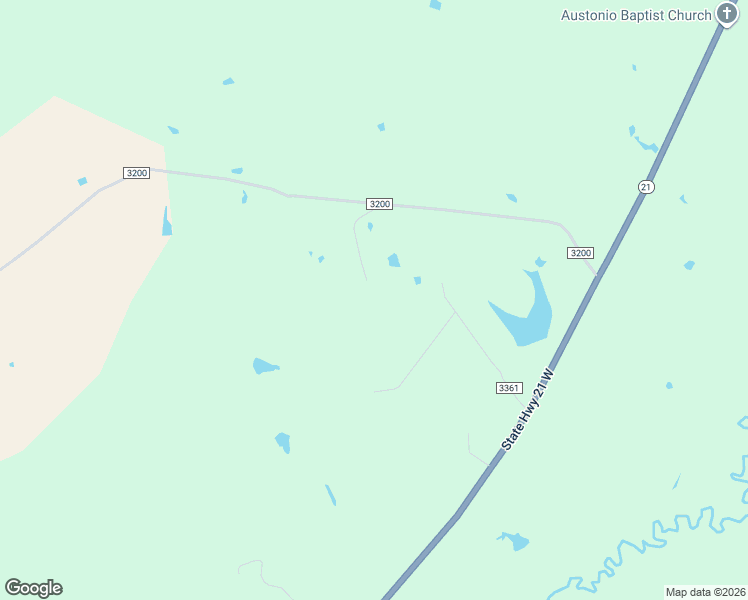 map of restaurants, bars, coffee shops, grocery stores, and more near 741 County Road 3200 in Crockett