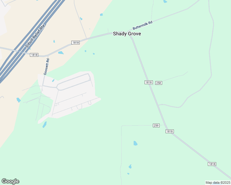 map of restaurants, bars, coffee shops, grocery stores, and more near 500 Fern Street in Diboll