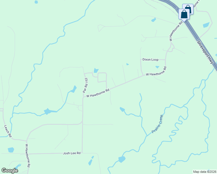 map of restaurants, bars, coffee shops, grocery stores, and more near 1501 West Hawthorne Road in Leesville