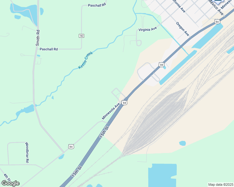 map of restaurants, bars, coffee shops, grocery stores, and more near 2834 Minnesota Avenue in Waycross