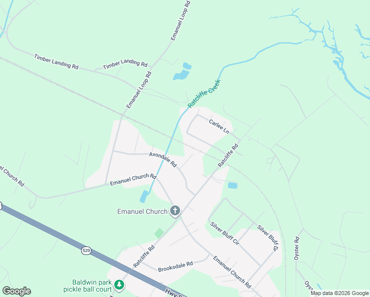 map of restaurants, bars, coffee shops, grocery stores, and more near 33 Abby Court in Brunswick