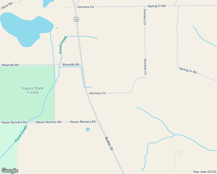 map of restaurants, bars, coffee shops, grocery stores, and more near 145 Dorriety Circle in Atmore