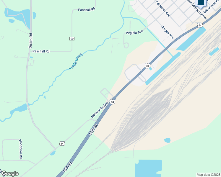 map of restaurants, bars, coffee shops, grocery stores, and more near 2834 Minnesota Avenue in Waycross