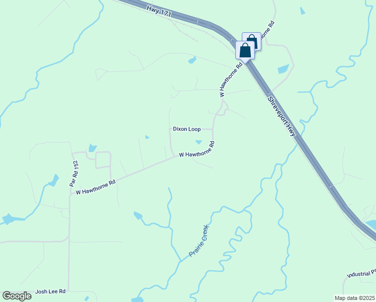 map of restaurants, bars, coffee shops, grocery stores, and more near 1565 West Hawthorne Road in Leesville