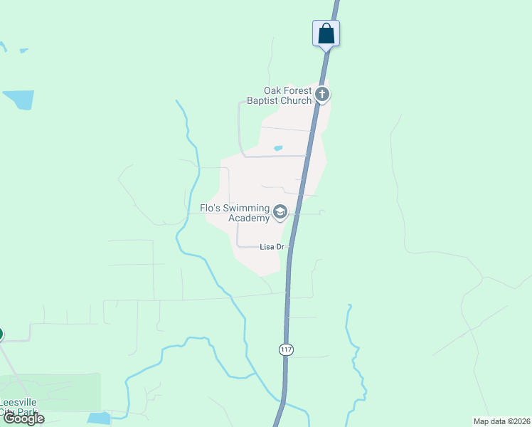 map of restaurants, bars, coffee shops, grocery stores, and more near 217 Stacy Drive in Leesville