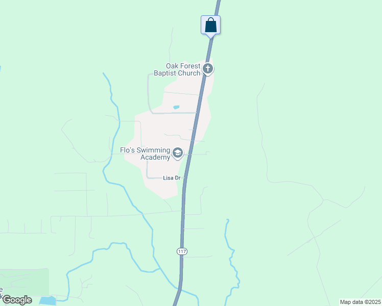 map of restaurants, bars, coffee shops, grocery stores, and more near 7703 Kurthwood Road in Leesville