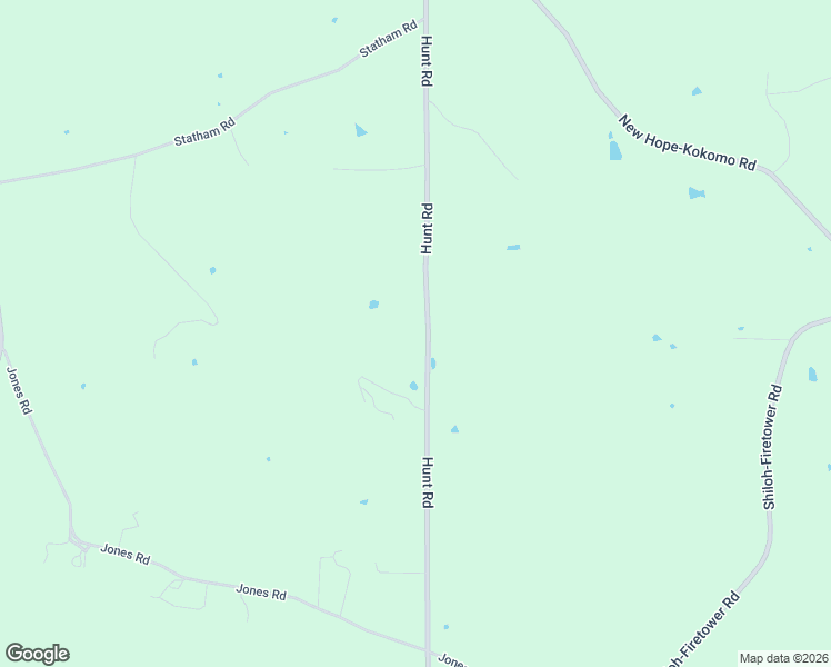 map of restaurants, bars, coffee shops, grocery stores, and more near 265-405 Hunt Road in Foxworth