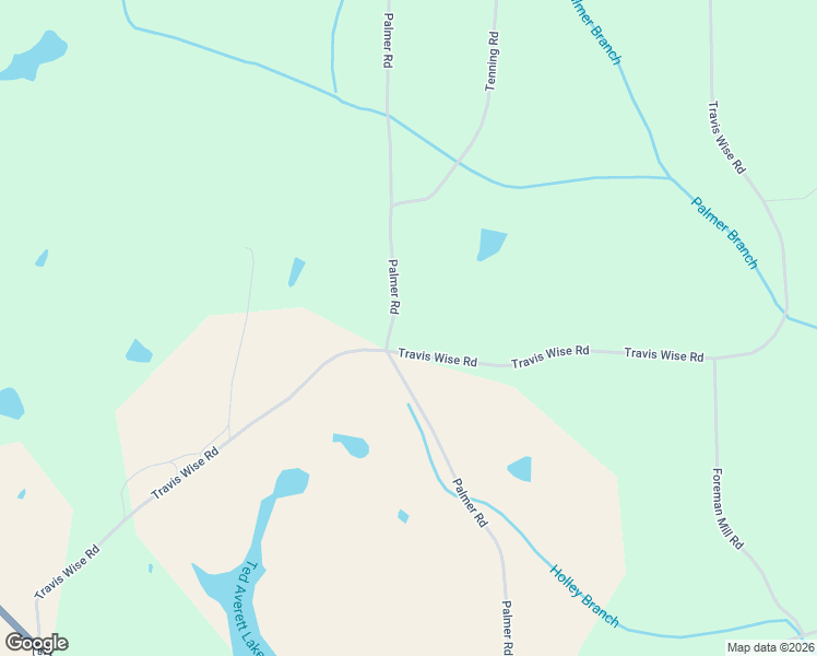 map of restaurants, bars, coffee shops, grocery stores, and more near 1683 Travis Wise Road in Samson