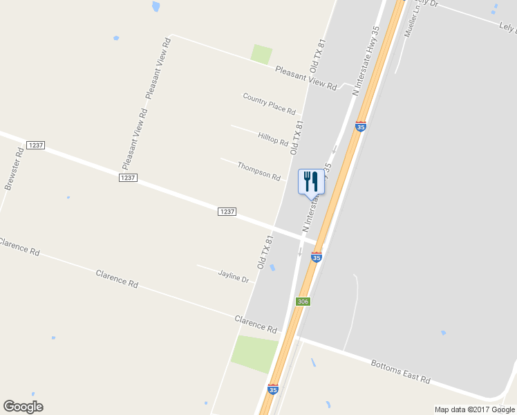 map of restaurants, bars, coffee shops, grocery stores, and more near 340 Farm to Market Road 1237 in Temple