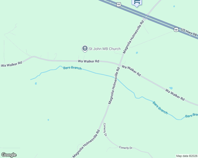 map of restaurants, bars, coffee shops, grocery stores, and more near 8024 Magnolia Holmesville Road in McComb