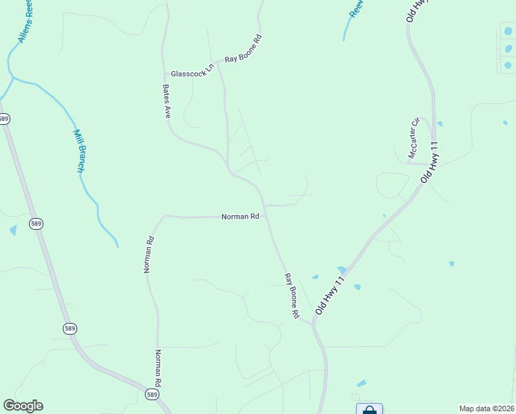 map of restaurants, bars, coffee shops, grocery stores, and more near 195 Norman Rd in Purvis