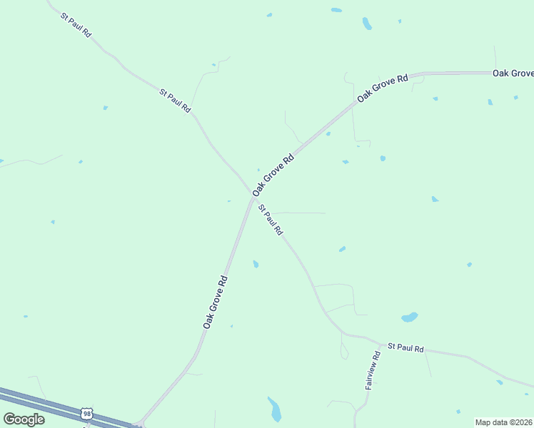 map of restaurants, bars, coffee shops, grocery stores, and more near 391 Saint Paul Road in Tylertown