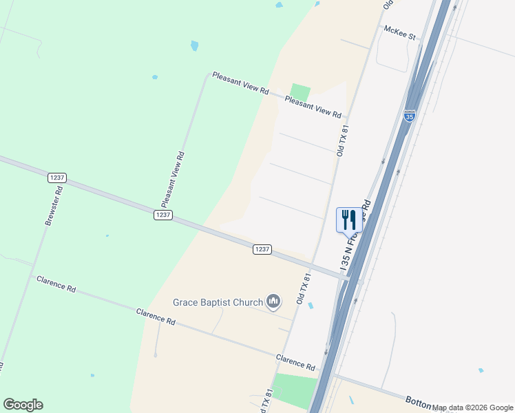 map of restaurants, bars, coffee shops, grocery stores, and more near 493 Thompson Road in Temple