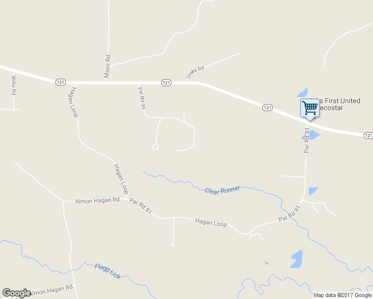 map of restaurants, bars, coffee shops, grocery stores, and more near 120 A James Road in Leesville