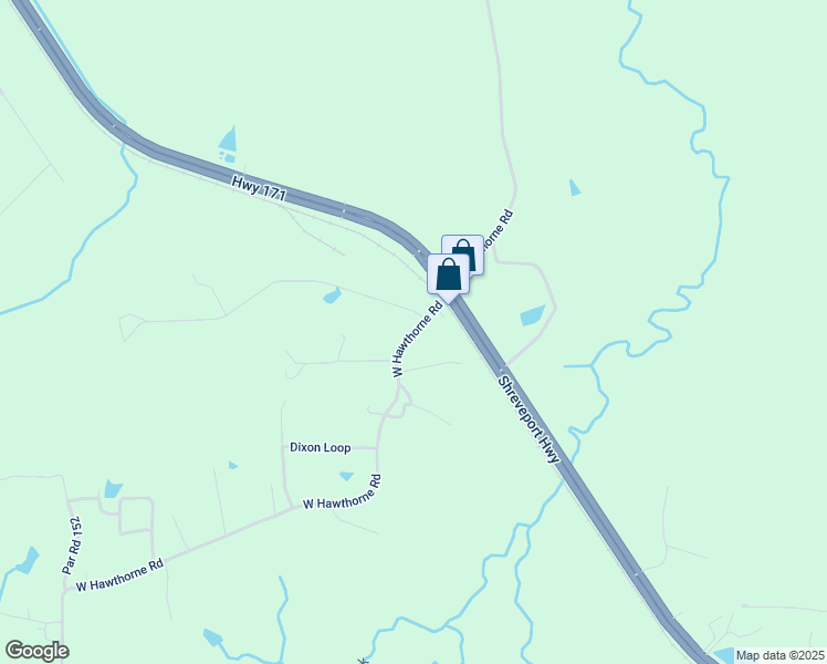 map of restaurants, bars, coffee shops, grocery stores, and more near Hawthorne Road in Leesville