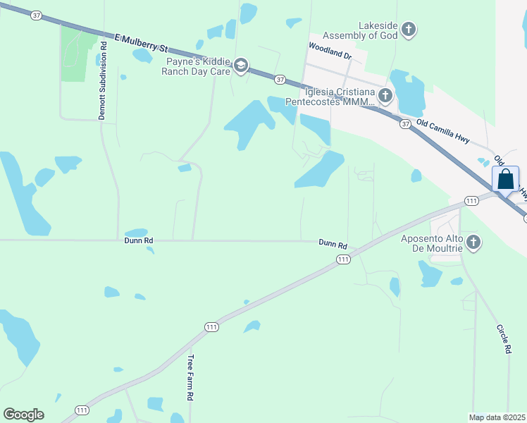 map of restaurants, bars, coffee shops, grocery stores, and more near in Moultrie