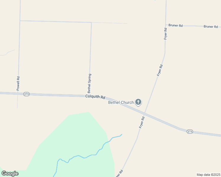 map of restaurants, bars, coffee shops, grocery stores, and more near 5004 Georgia 273 in Jakin